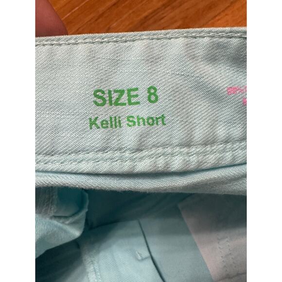 Lilly Pulitzer Kelli Shorts Skye Blue Size 8 NWT - Picture 5 of 10